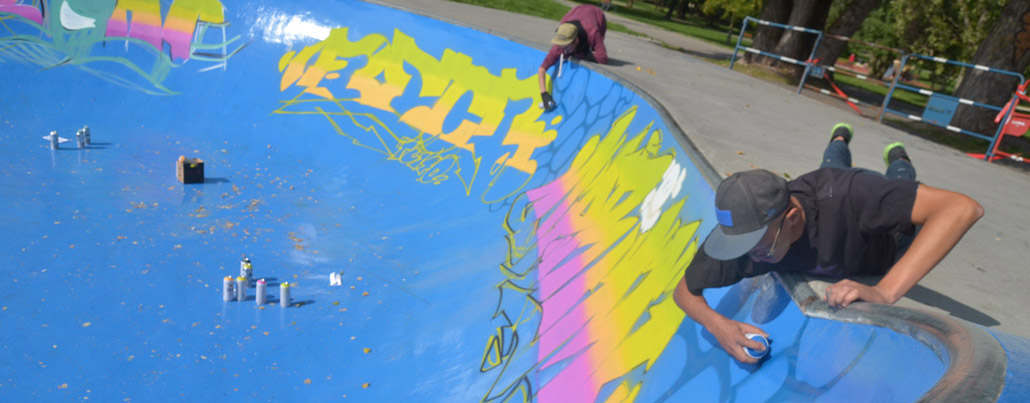 graffiti skate park street art france