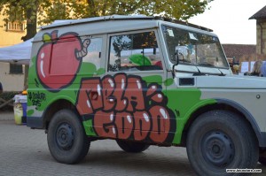 graffiti street art vehicule lyon italie