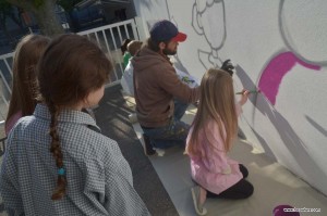peinture murale atelier ecole primaire